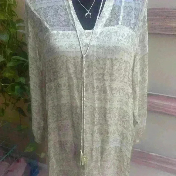 FLANNEL Gorgeous Maxi Dress Size S/M - Picture 9 of 9